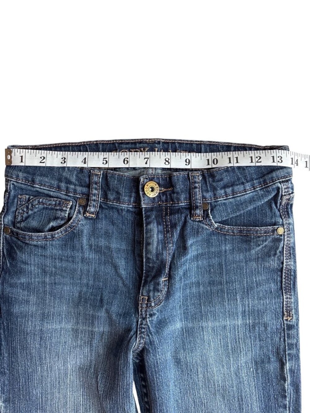Cody James Youth Straight Leg Blue Denim Jeans 100% Cotton Classic Fit 27” Insea - Picture 4 of 16